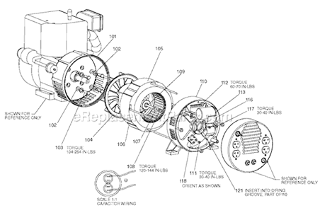 Page C Diagram and Parts List for H450CS Type 0 Porter Cable Generator